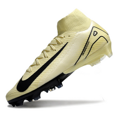 Chuteira Campo Nike Air Zoom Mercurial Superfly 10 Elite FG Amarela e Preta