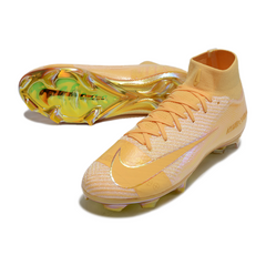 Chuteira Campo Nike Air Zoom Mercurial Superfly 10 Elite FG Dourado