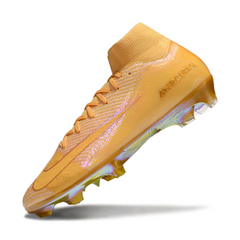 Chuteira Campo Nike Air Zoom Mercurial Superfly 10 Elite FG Dourado