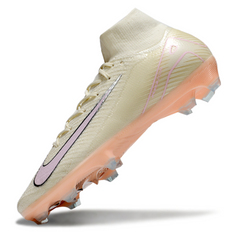 Botas de fútbol Nike Air Zoom Mercurial Superfly 10 Elite FG azul claro y rosa
