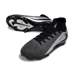 Chuteira Campo Nike Air Zoom Mercurial Superfly 10 Elite FG Preta e Prata Travis Scott