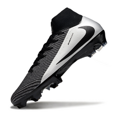 Chuteira Campo Nike Air Zoom Mercurial Superfly 10 Elite FG Preta e Prata Travis Scott
