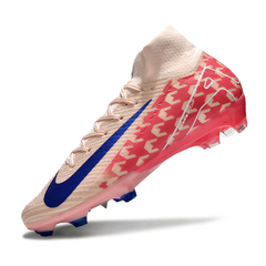 Botas de fútbol Nike Air Zoom Mercurial Superfly 10 Elite FG rosas y azules