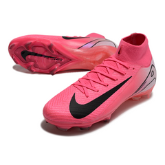 Botas de fútbol Nike Air Zoom Mercurial Superfly 10 Elite FG rosa y blanco