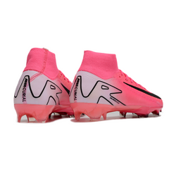 Botas de fútbol Nike Air Zoom Mercurial Superfly 10 Elite FG rosa y blanco