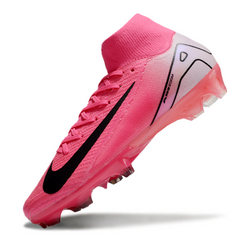 Botas de fútbol Nike Air Zoom Mercurial Superfly 10 Elite FG rosa y blanco