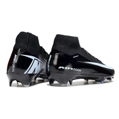 Botas de fútbol Nike Air Zoom Mercurial Superfly 10 Elite FG azul claro y rosa
