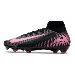 Chuteira Campo Nike Air Zoom Mercurial Superfly 10 Elite FG Preta e Rosa