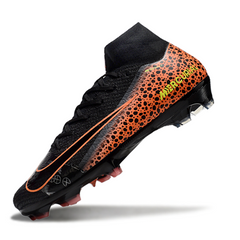 Chuteira Campo Nike Air Zoom Mercurial Superfly 10 Elite FG Preto e Laranja