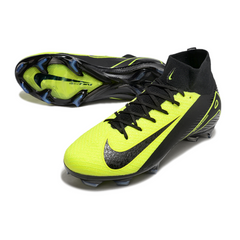 Chuteira Campo Nike Air Zoom Mercurial Superfly 10 Elite FG Preto e Verde Claro