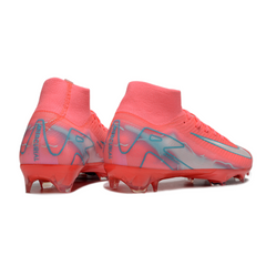 Chuteira Campo Nike Air Zoom Mercurial Superfly 10 Elite FG Rosa Claro