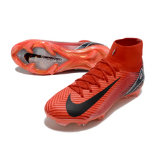 Chuteira Campo Nike Air Zoom Mercurial Superfly 10 Elite FG Vermelha e Preta - VENI Futebol