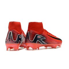 Chuteira Campo Nike Air Zoom Mercurial Superfly 10 Elite FG Vermelha e Preta - VENI Futebol