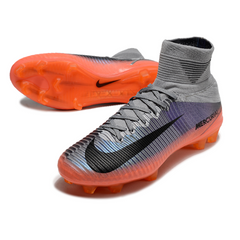 Nike Mercurial Superfly 5 Elite FG CR7 Grey and Orange Football Boots