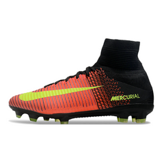 Chuteira Campo Nike Mercurial Superfly 5 Elite FG Laranja, Rosa e Preta