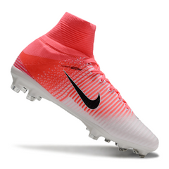 Nike Mercurial Superfly 5 Elite FG White and Pink Football Boots