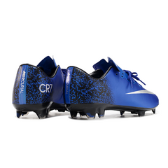 Nike Air Zoom Mercurial Vapor 10 Elite FG Blue and Black CR7 Football Boots