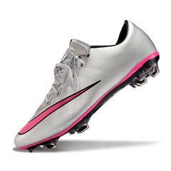 Nike Air Zoom Mercurial Vapor 10 Elite FG Grey and Pink Football Boots