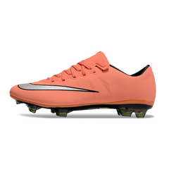 Chuteira Campo Nike Air Zoom Mercurial Vapor 10 Elite FG Rosa Salmão