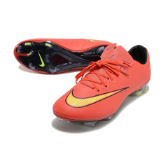 Botas de fútbol Nike Air Zoom Mercurial Vapor 10 Elite FG rojas y amarillas