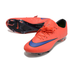 Botas de fútbol Nike Air Zoom Mercurial Vapor 10 Elite FG rojas y azules