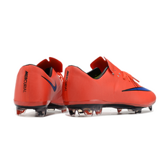 Botas de fútbol Nike Air Zoom Mercurial Vapor 10 Elite FG rojas y azules