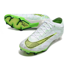 Chuteira Campo Nike Zoom Mercurial Vapor 15 Elite FG Prata e Verde - VENI Futebol