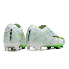 Chuteira Campo Nike Zoom Mercurial Vapor 15 Elite FG Prata e Verde - VENI Futebol