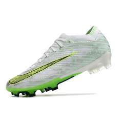 Chuteira Campo Nike Zoom Mercurial Vapor 15 Elite FG Prata e Verde - VENI Futebol