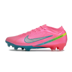 Chuteira Campo Nike Zoom Mercurial Vapor 15 Elite FG Rosa e Azul