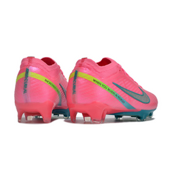 Chuteira Campo Nike Zoom Mercurial Vapor 15 Elite FG Rosa e Azul - VENI Futebol