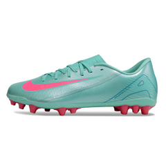 Botas de fútbol Nike Zoom Mercurial Vapor 16 Academy AG azul claro y rosa