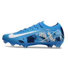 Chuteira Campo Nike Air Zoom Mercurial Vapor 16 Elite FG Azul Claro