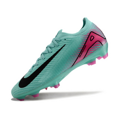 Chuteira Campo Nike Air Zoom Mercurial Vapor 16 Elite FG Azul Claro e Rosa - VENI Futebol