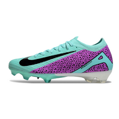 Chuteira Campo Nike Air Zoom Mercurial Vapor 16 Elite FG Azul Claro e Roxo