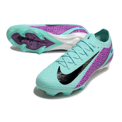 Botas de fútbol Nike Air Zoom Mercurial Vapor 16 Elite FG azul claro y morado