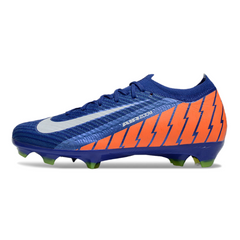 Botas de fútbol Nike Air Zoom Mercurial Vapor 16 Elite FG azul y naranja