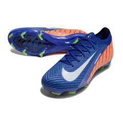 Botas de fútbol Nike Air Zoom Mercurial Vapor 16 Elite FG azul y naranja