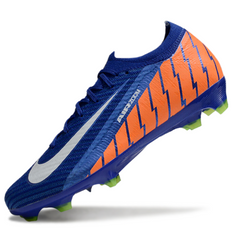 Botas de fútbol Nike Air Zoom Mercurial Vapor 16 Elite FG azul y naranja