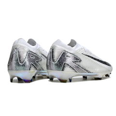 Chuteira Campo Nike Air Zoom Mercurial Vapor 16 Elite FG Branco e Cinza