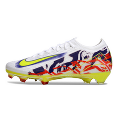 Chuteira Campo Nike Air Zoom Mercurial Vapor 16 Elite FG Branco e Roxo