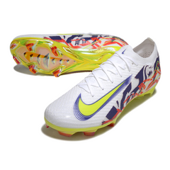 Chuteira Campo Nike Air Zoom Mercurial Vapor 16 Elite FG Branco e Roxo