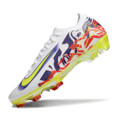 Chuteira Campo Nike Air Zoom Mercurial Vapor 16 Elite FG Branco e Roxo