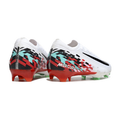 Chuteira Campo Nike Air Zoom Mercurial Vapor 16 Elite FG Branco e Vermelho