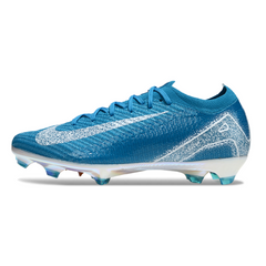 Botas de fútbol Nike Air Zoom Mercurial Vapor 16 Elite FG azul y blanco