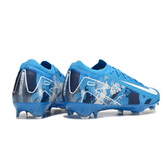 Botas de fútbol Nike Air Zoom Mercurial Vapor 16 Elite FG azul y blanco