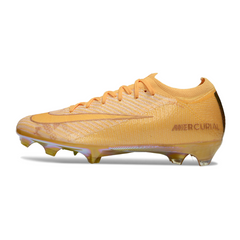 Chuteira Campo Nike Air Zoom Mercurial Vapor 16 Elite FG Dourado