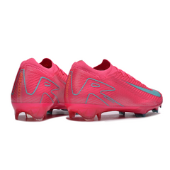 Botas de fútbol Nike Air Zoom Mercurial Vapor 16 Elite FG en color rosa y azul claro