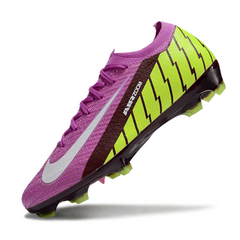 Botas de fútbol Nike Air Zoom Mercurial Vapor 16 Elite FG rosas y verdes