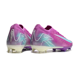 Botas de fútbol Nike Air Zoom Mercurial Vapor 16 Elite FG en morado y azul claro